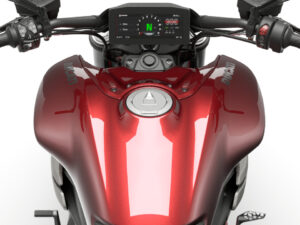 Ducati xDiavel V4 2025 Burning Red cockpit