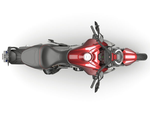 Ducati xDiavel V4 2025 Burning Red top view