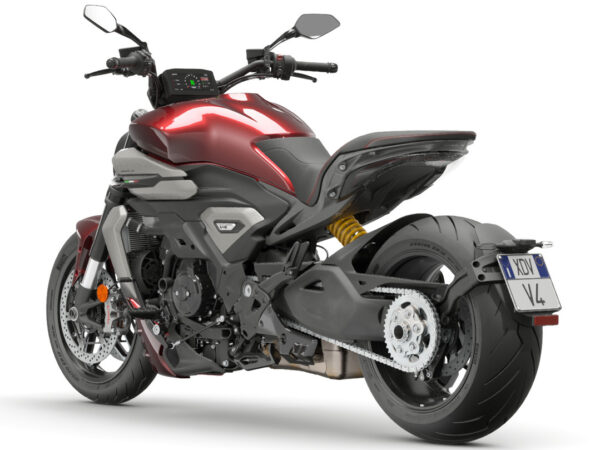 Ducati xDiavel V4 2025 Burning Red back